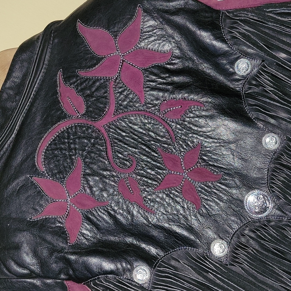 Gypsy Lether bikers jacket - Picture 3 of 8